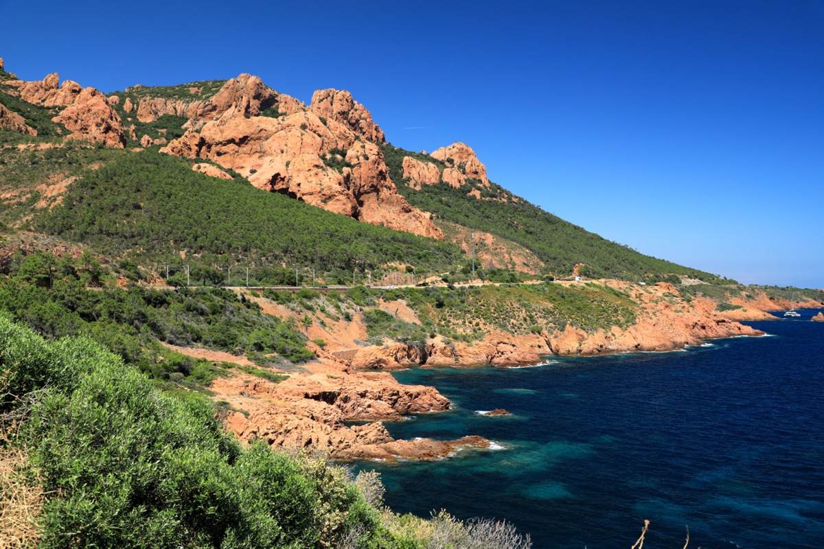 Les îles de Lérins et le massif de l'Estérel
