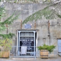 Underground gallery of the Maginot Line fort in Sainte-Agnès