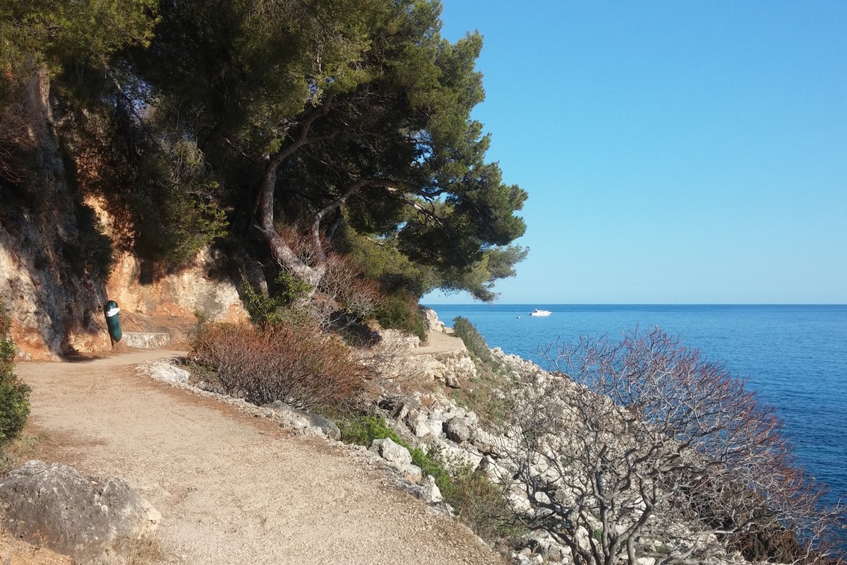Sentier littoral du Corbusier au Cap Martin