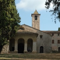 Chapelle Notre-Dame-de-Vie surrounded by cypresses, once Picasso's neighbourhood